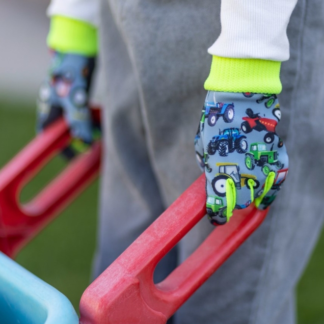 Kinderhandschuhe Joy mit Traktormotiv, Traktor Handschuhe für Kinder - Größe 2