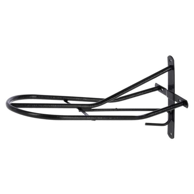 Sattelhalter 54cm, englisches Modell, schwarz, Sattelträger für Sättel und Trensen