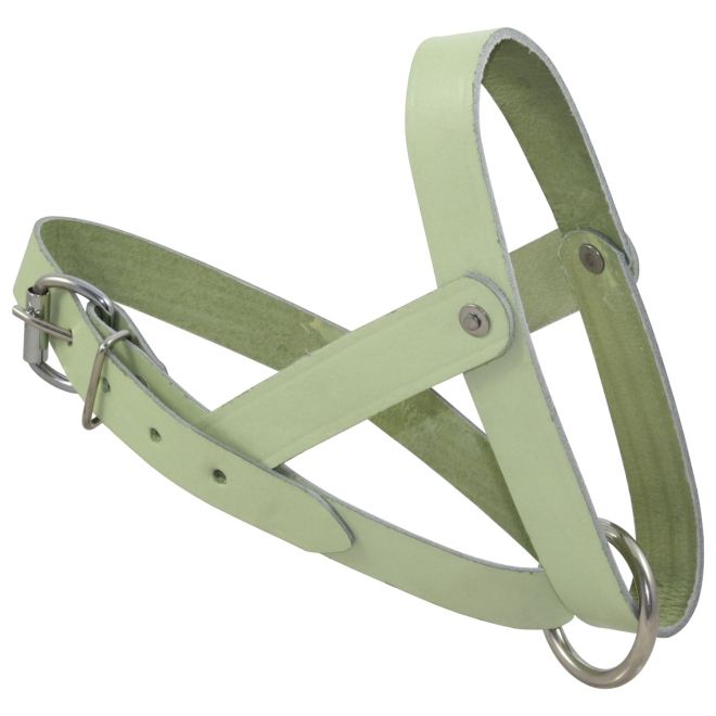 Kopfhalter für Schafe und Böcke aus Leder, Halfter, Schafhalfter, Lederhalfter