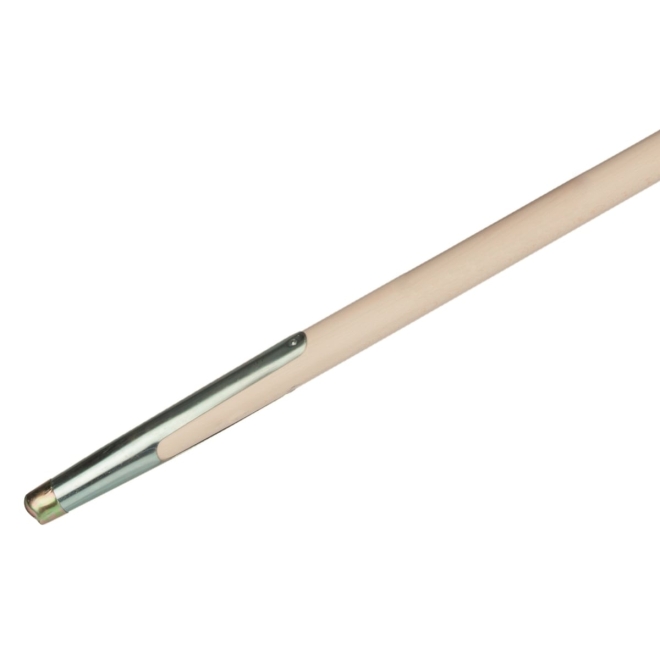 T-Gabelstiel Ø34x850mm, gerade, mit Schienenzwinge und T-Griff, FSC-Holz, unlackiert
