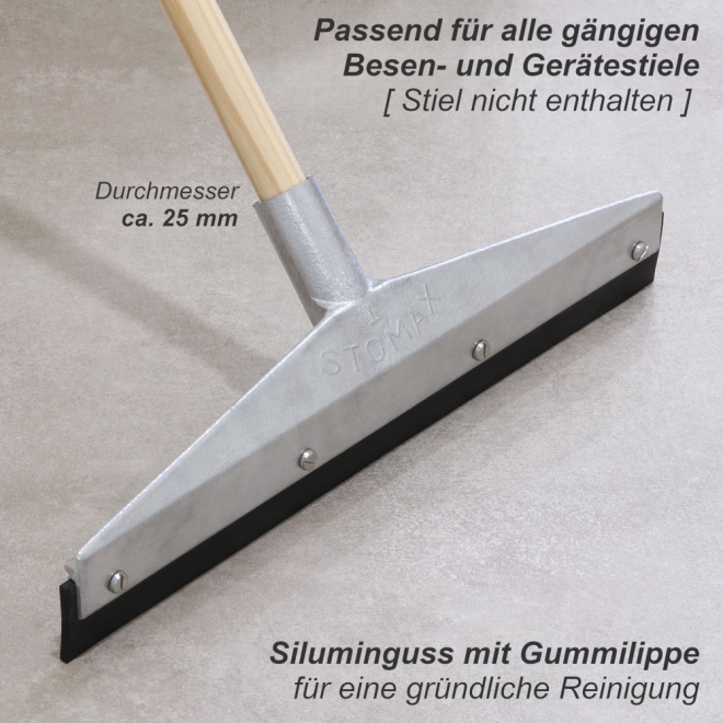 Stomax Wasserschieber 60cm - Typ A - Bodenabzieher mit Naturgummi Lippe