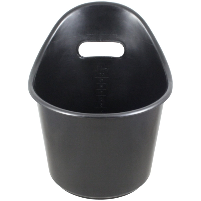 Original Butjenter Kälberstapfen, 10 Liter, schwarz, Kälbertränkeeimer, Universaleimer