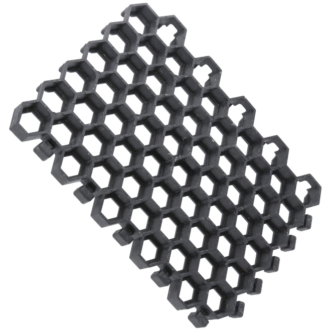 hanit Paddockplatte Recycling Kunststoff - Rasenwabe - Rasengitter - 40x50x4cm
