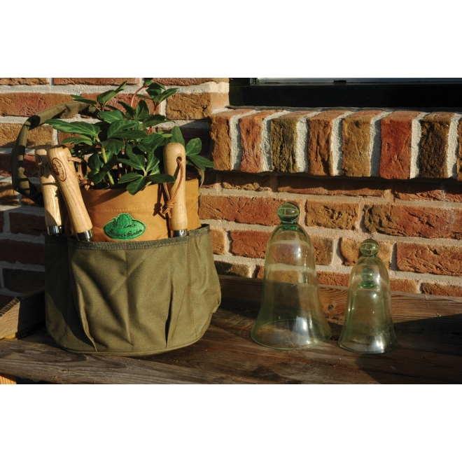 Esschert Design Gartengeräte-Tasche GT05, GRÜN, Gartentasche für Gartengeräte