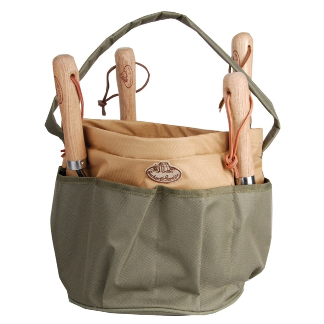 Esschert Design Gartengeräte-Tasche GT05, GRÜN, Gartentasche für Gartengeräte