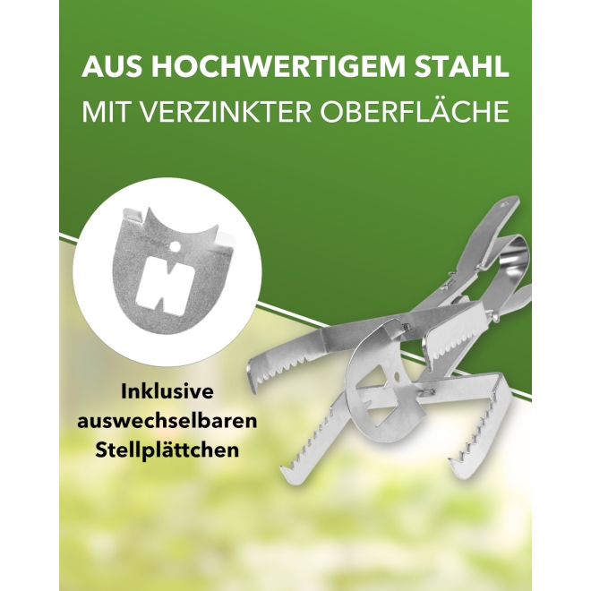 Wühlmaus Zangenfalle mit Köderplatte - Schnappfalle zur Wühlmausbekämpfung