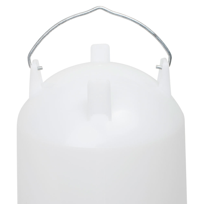 Geflügeltränke 12 Liter grün, Hühnertränke, Stülptränke mit Bajonettverschluss und Aufhängung
