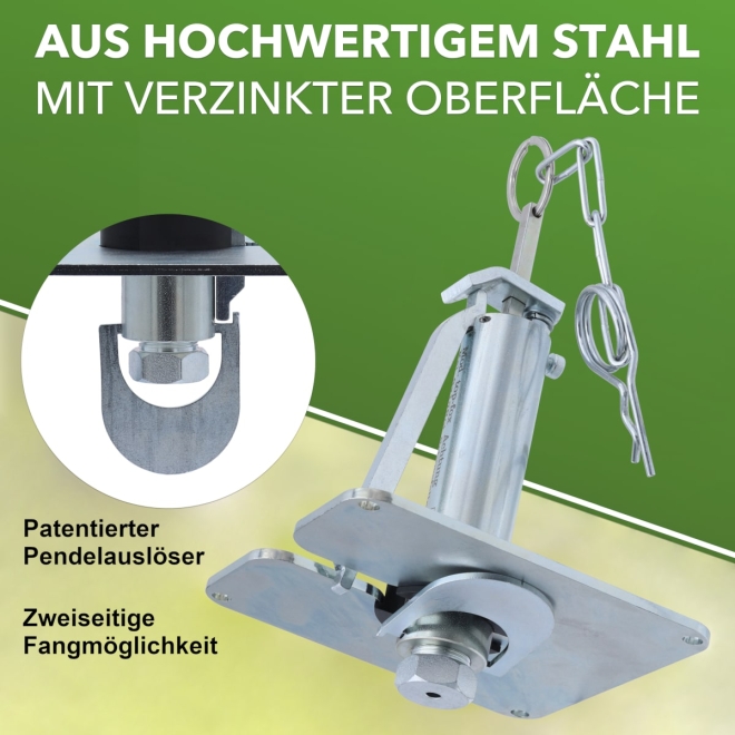 TopFox Wühlmausschussfalle + 50 Kartuschen - beidseitiges Wühlmausschussgerät