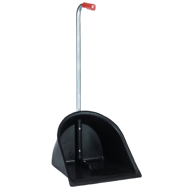 Mistboy-Set: Mistboy 75cm, schwarz +Fächerbesen 11 Zinken, Mistschaufel zum Ausmisten