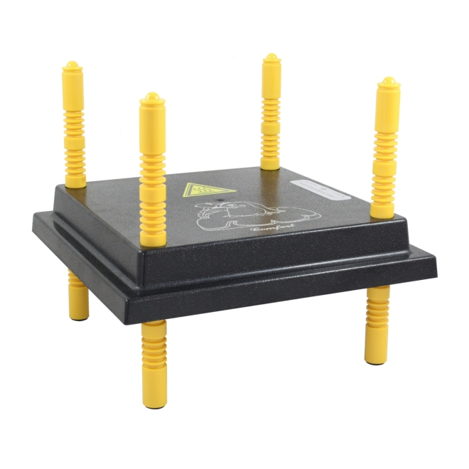 Küken-Wärmeplatte Comfort 25x25cm, 13 Watt, Heizplatte für die Kükenaufzucht