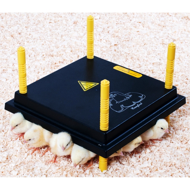 Küken-Wärmeplatte Comfort 30x30cm, 20 Watt, Heizplatte für die Kükenaufzucht