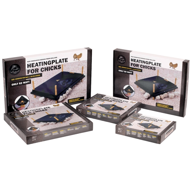 Küken-Wärmeplatte Comfort 30x30cm, 20 Watt, Heizplatte für die Kükenaufzucht