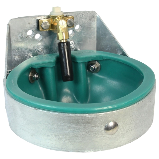 Suevia Tränkebecken Mod. 16P mit 1/2 Zoll Messing-Ventil - 100.0160