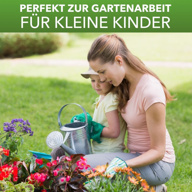 Kinder Fächerbesen Metall - kleiner Laubbesen für Kinder - Spielharke farblich sortiert