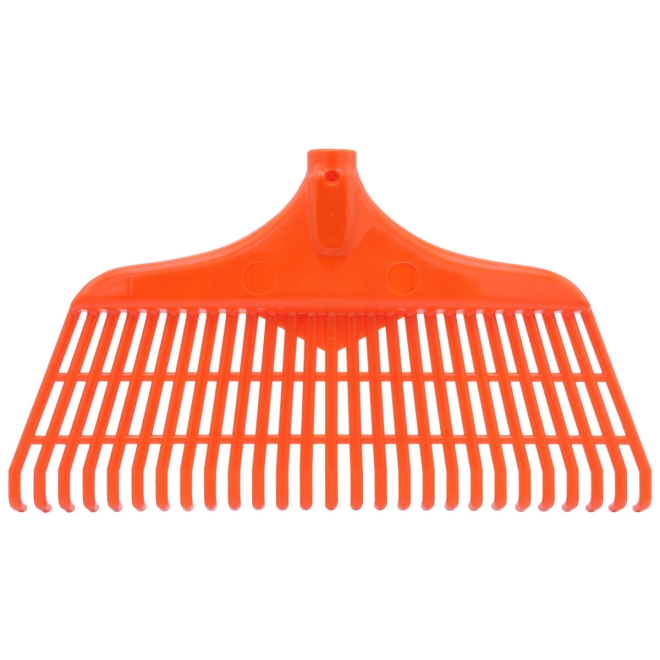 Laubbesen 40cm, 27 Zinken, Kunststoff, Gartenrechen, Laubrechen, Gartenbesen ohne Stiel