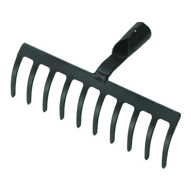Freund-Victoria Straßenrechen 26080, 10 Zinken, Breite 25cm, mit Dülle, leichte Ausführung