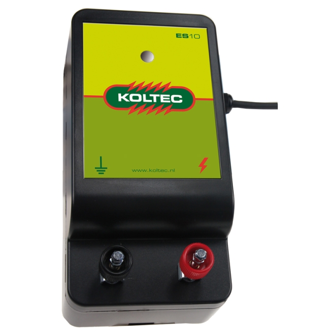 Koltec Weidezaungerät ES10, 230 Volt Netzgerät für Pferdewiesen und Paddocks
