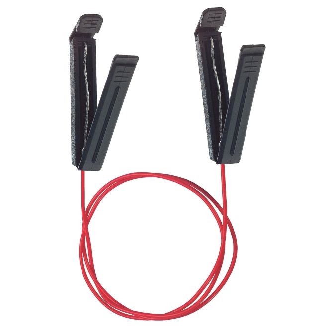 Clip Band-Anschlusskabel 100cm, 2x Kunststoffklemme, optimale Verbindung von Weidezaunbändern