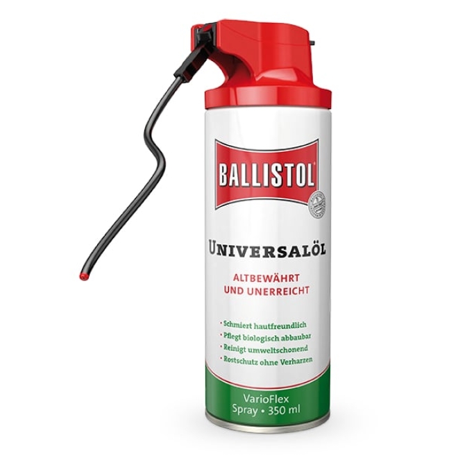 Ballistol Universalöl 350ml, VarioFlex Spray, Multifunktionsöl, Pflegeöl