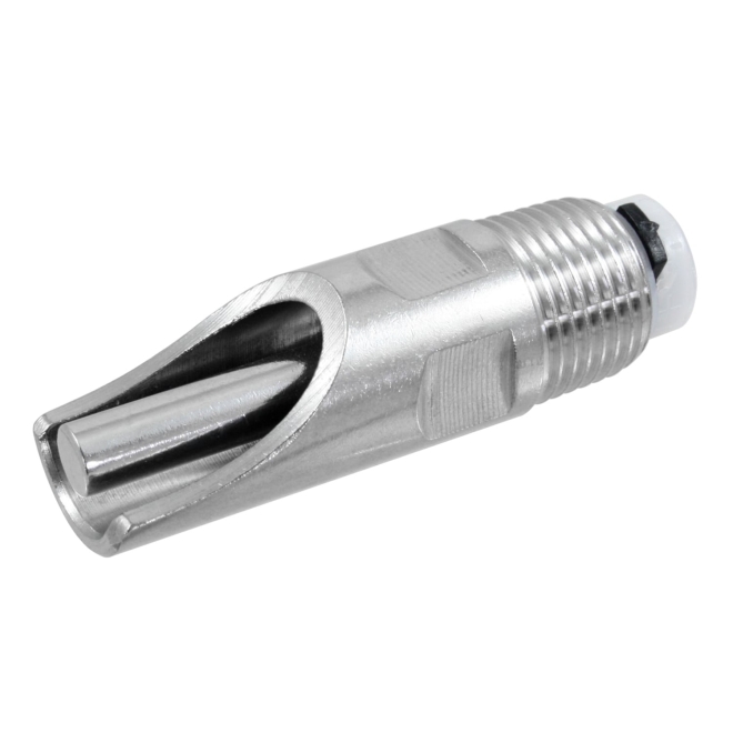 Beißnippel STANDARD-LINE 1/2 Zoll, 63mm, NIRO, mit dünnem Druckkegel für Mastschweine und Kälber
