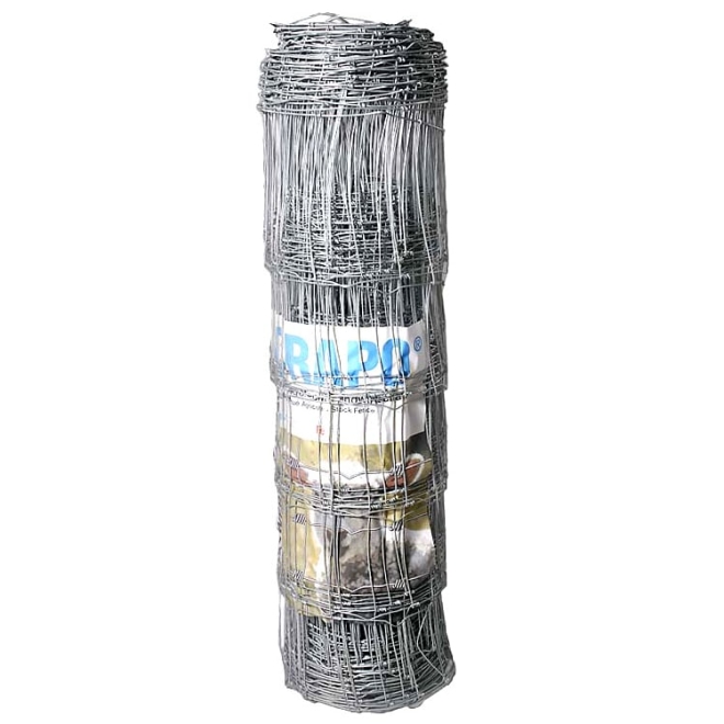hadra 50m Wildzaun Typ 100/8/15, verzinkt, 100cm, Schafzaun, Schafdraht, Knotengeflecht