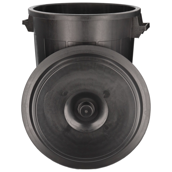 Universaltonne 100 Liter schwarz - Futtertonne, Gartentonne, Regentonne - Ø54x69cm