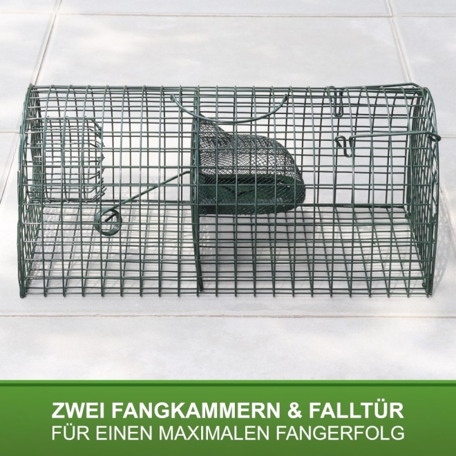 Ratten Massenfänger Alive - Lebendfalle für Ratten - Rattenfalle 40x24x18cm