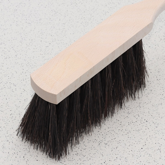 Langstiel Handfeger Arenga 43cm, Industriehandfeger, Handbesen mit langem Stiel