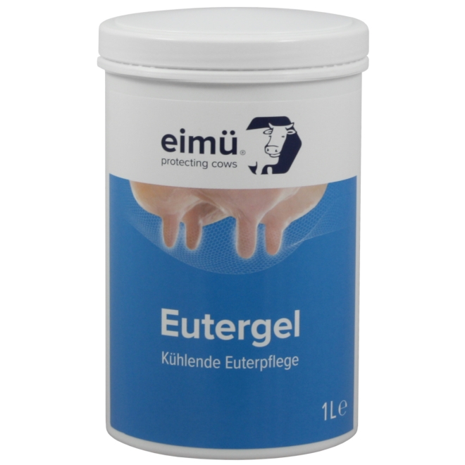 eimü Eutergel 1 Liter, kühlende Euterpflege für Kühe und Rinder