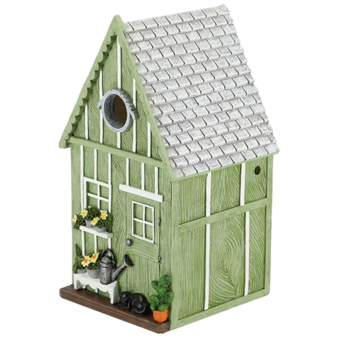 Esschert Design Nistkasten Gartenhaus - Meisenkasten - Vogelhaus für Meisen