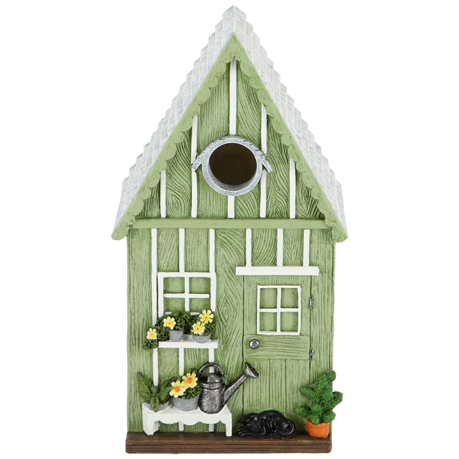 Esschert Design Nistkasten Gartenhaus - Meisenkasten - Vogelhaus für Meisen
