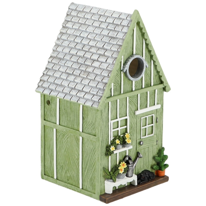Esschert Design Nistkasten Gartenhaus - Meisenkasten - Vogelhaus für Meisen