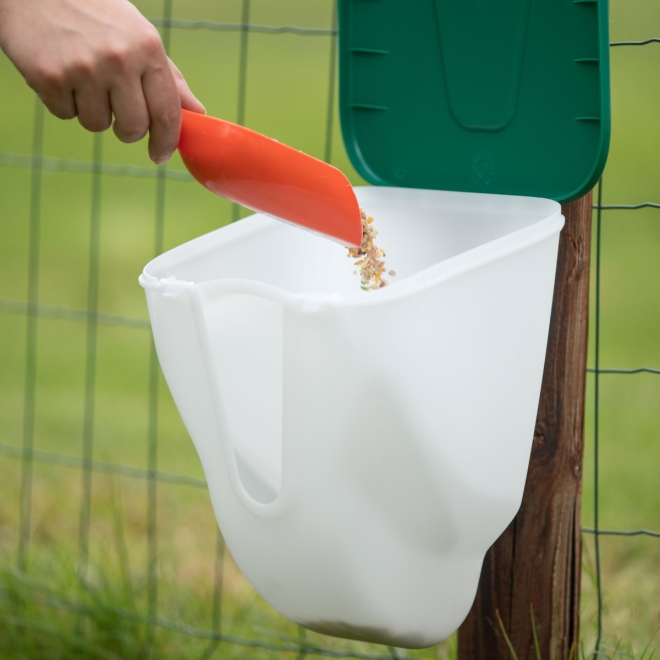 Geflügel-Futterautomat V-Feedr 2,5kg, Futterspender für Hühner und Geflügel