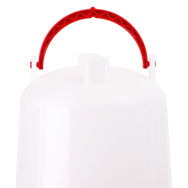 Geflügeltränke 10 Liter rot, mit Standfüßen, Hühnertränke, Stülptränke mit Bajonettverschluss