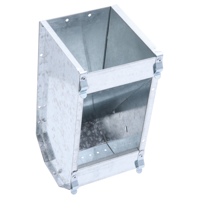 Kaninchen Futterautomat 1,5kg, verzinkt, Futtertrog, Futterspender für Kaninchen und Kleintiere