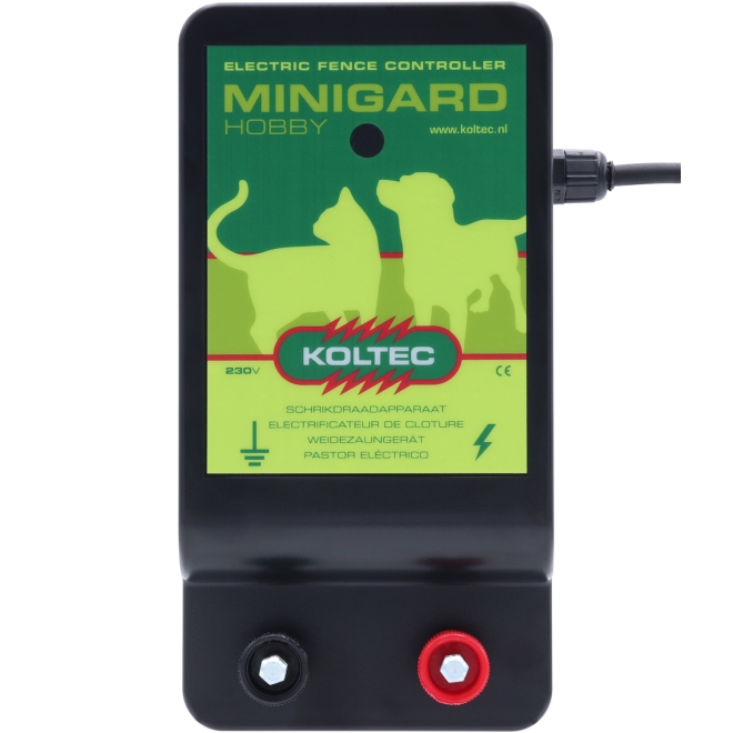 Koltec Weidezaungerät MINIGARD HOBBY, 230 Volt Netzgerät für Hunde, Katzen & Kleintiere