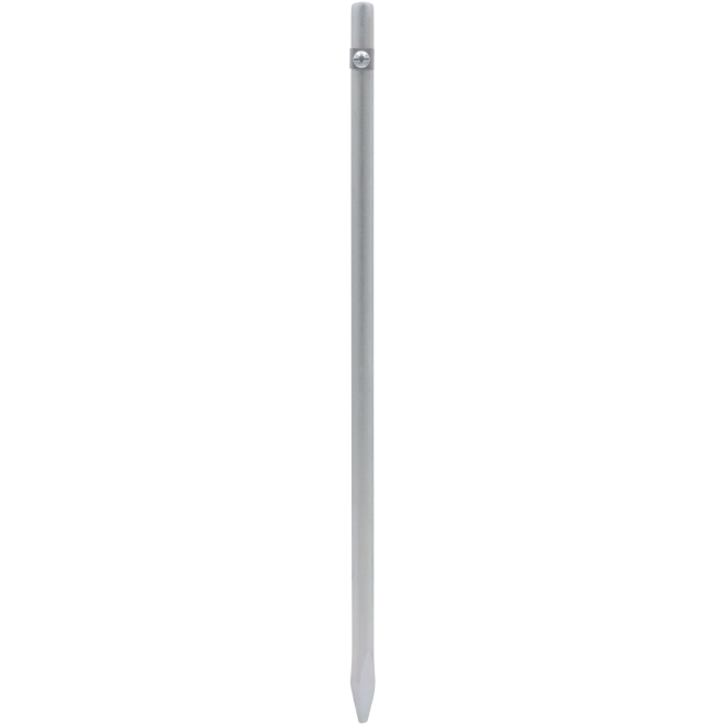 Koltec Erdstab mit Klemme, Ø12mm, 45cm, verzinkt, Erdpfahl, Erdungsstab für Weidezaungeräte