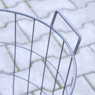 Esschert Design Drahtkorb 79 Liter, Ø500x550mm, Gartenkorb, Erntekorb, Kartoffelkorb