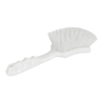 Stielbürste mit kurzem Griff, 14cm, weiß, Bürste für die Lebensmittelindustrie