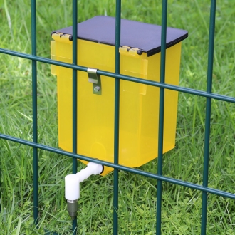 Kleintiertränke 1 Liter, Kaninchentränke mit Tränkenippel, Nippeltränke für Kaninchen