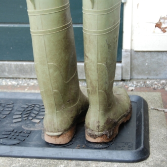 Esschert Design Stiefelmatte 40x80cm, Abstellwanne, Abtropfwanne für Schuhe und Stiefel, LH159