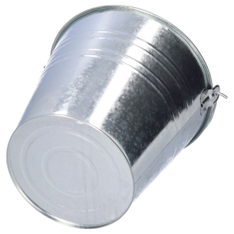 Zinkeimer 10 Liter - verzinkter Eimer mit Henkel - Garteneimer, Pflanzeimer, Dekoeimer