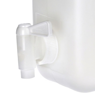 Wasserkanister 20 Liter mit Auslaufhahn, lebensmittelecht, Kanister für Wasser