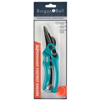 Burgon & Ball Klauenschere für Schafe & Ziegen, türkis, ungezahnte Hufschere