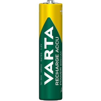 Varta Recharge Accu AAA, Micro HR03, 1,2 Volt, 800mAh - 4er Blister