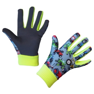 Kinderhandschuhe Joy mit Traktormotiv, Traktor Handschuhe für Kinder - Größe 2