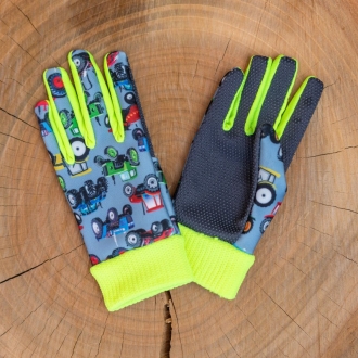 Kinderhandschuhe Joy mit Traktormotiv, Traktor Handschuhe für Kinder - Größe 2