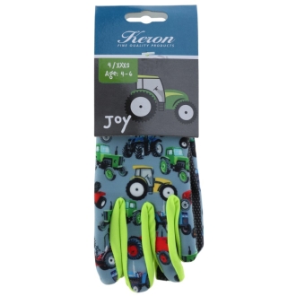 Kinderhandschuhe Joy mit Traktormotiv, Traktor Handschuhe für Kinder - Größe 2
