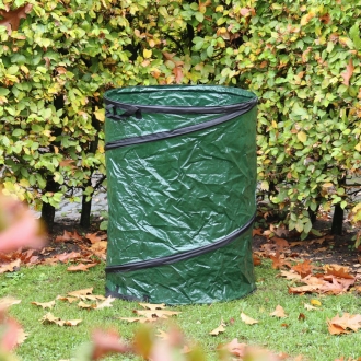 Pop-Up Laubsack 180 Liter, Gartensack für Laub und Gartenabfälle, Ø55x75cm (XL)