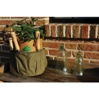 Esschert Design Gartengeräte-Tasche GT05, GRÜN, Gartentasche für Gartengeräte